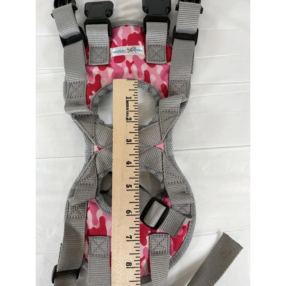Walkin' Pets Rear‎ Lift Harness for Dogs Size XXS Pink Camo Mobility Support